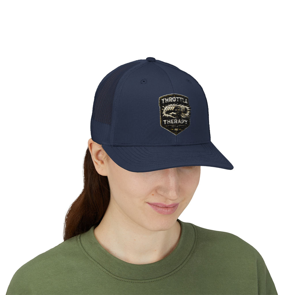 Trucker Cap — Throttle Therapy Embroidered Patch Snapback
