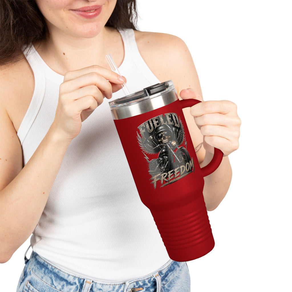 Fueled Freedom 40oz Insulated Travel Mug