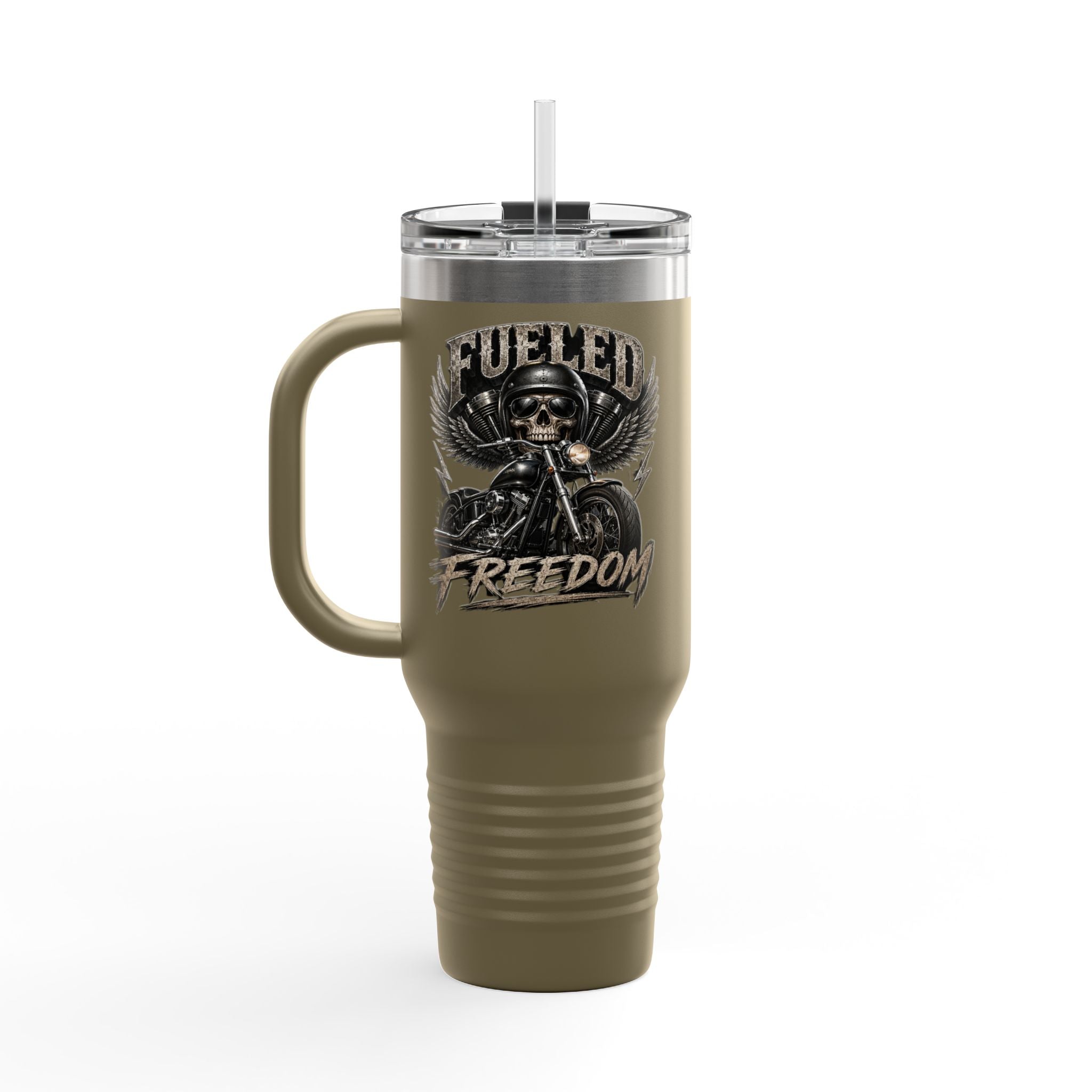 Fueled Freedom 40oz Insulated Travel Mug