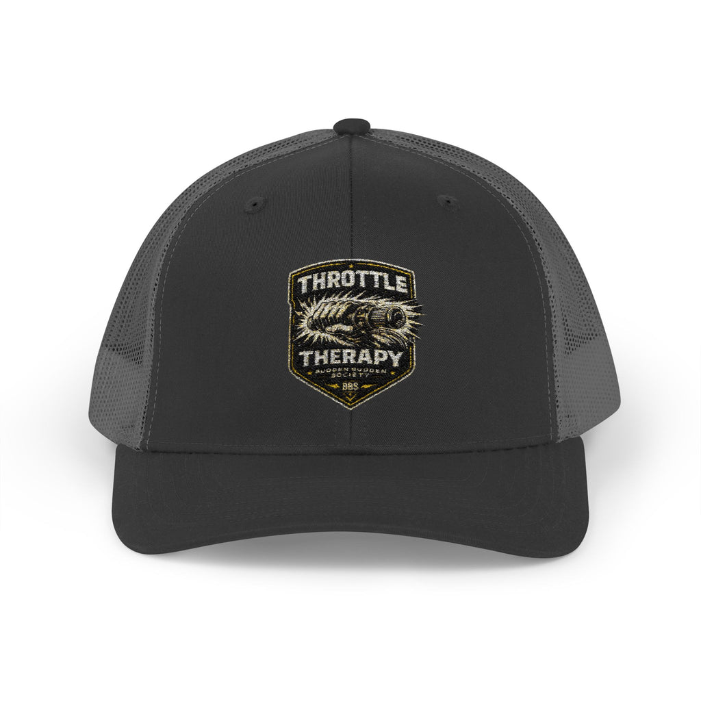 Trucker Cap — Throttle Therapy Embroidered Patch Snapback