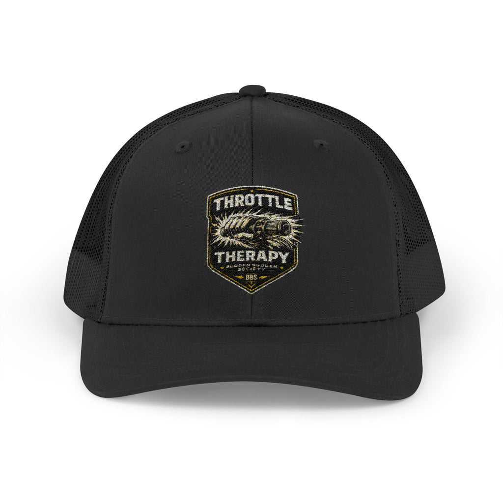 Trucker Cap — Throttle Therapy Embroidered Patch Snapback