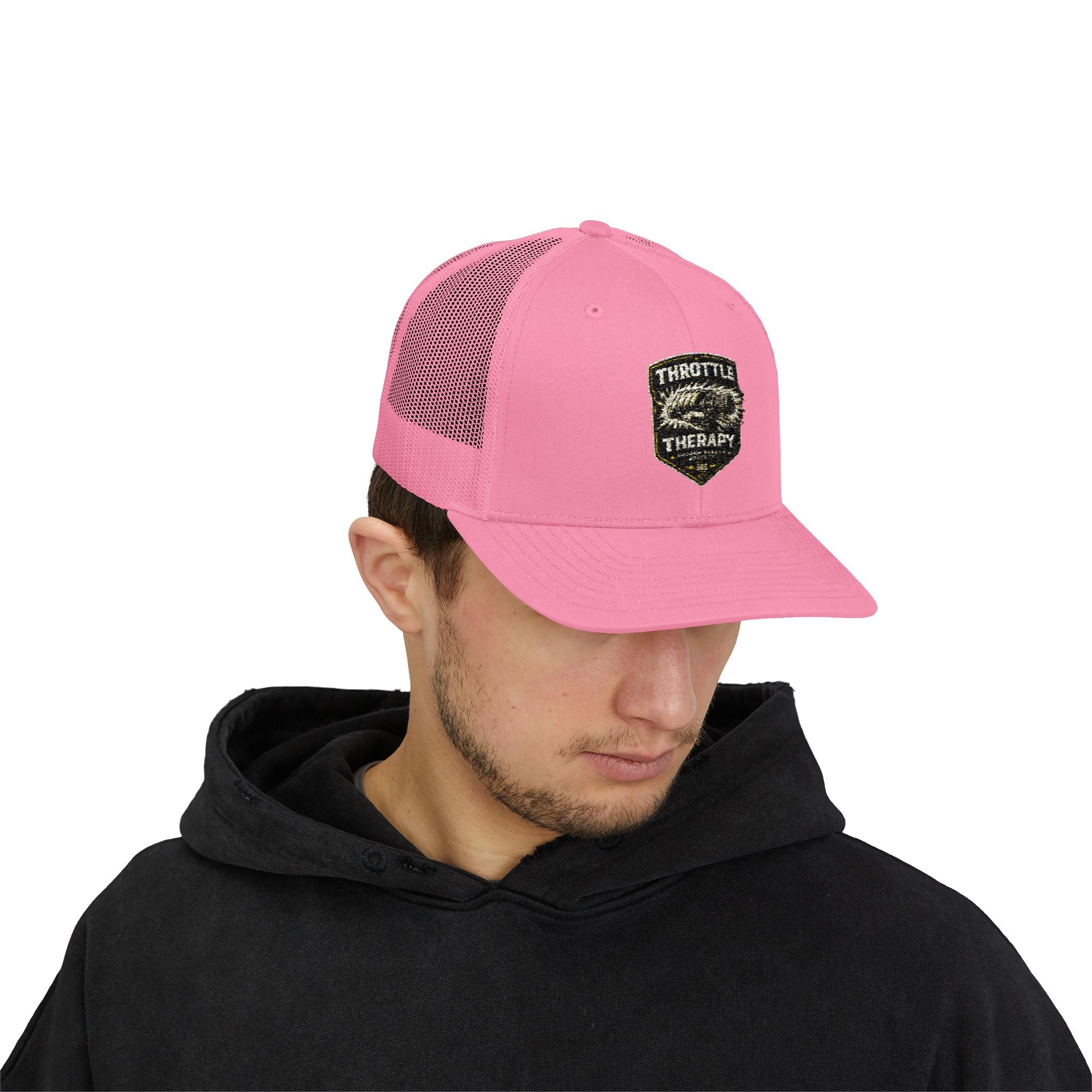 Trucker Cap — Throttle Therapy Embroidered Patch Snapback