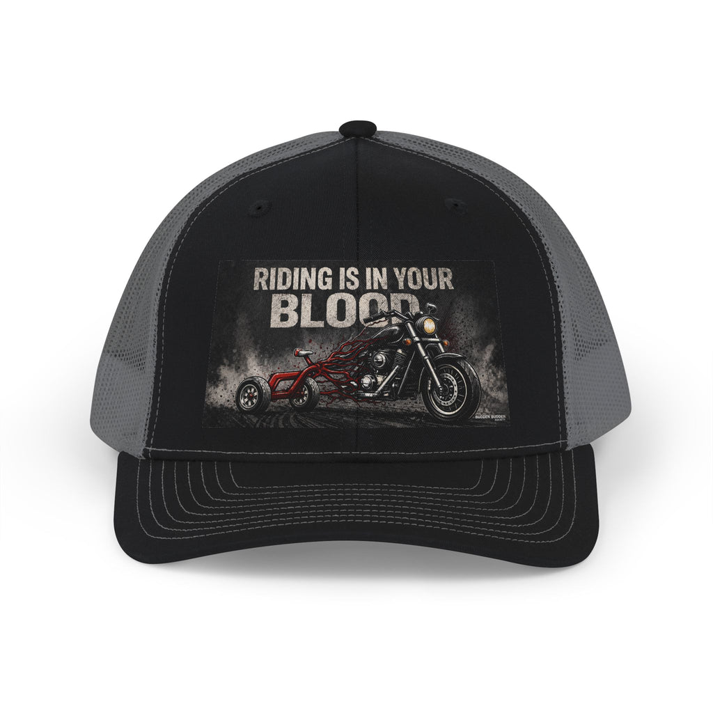 Riding Is In Your Blood Snapback Trucker Cap