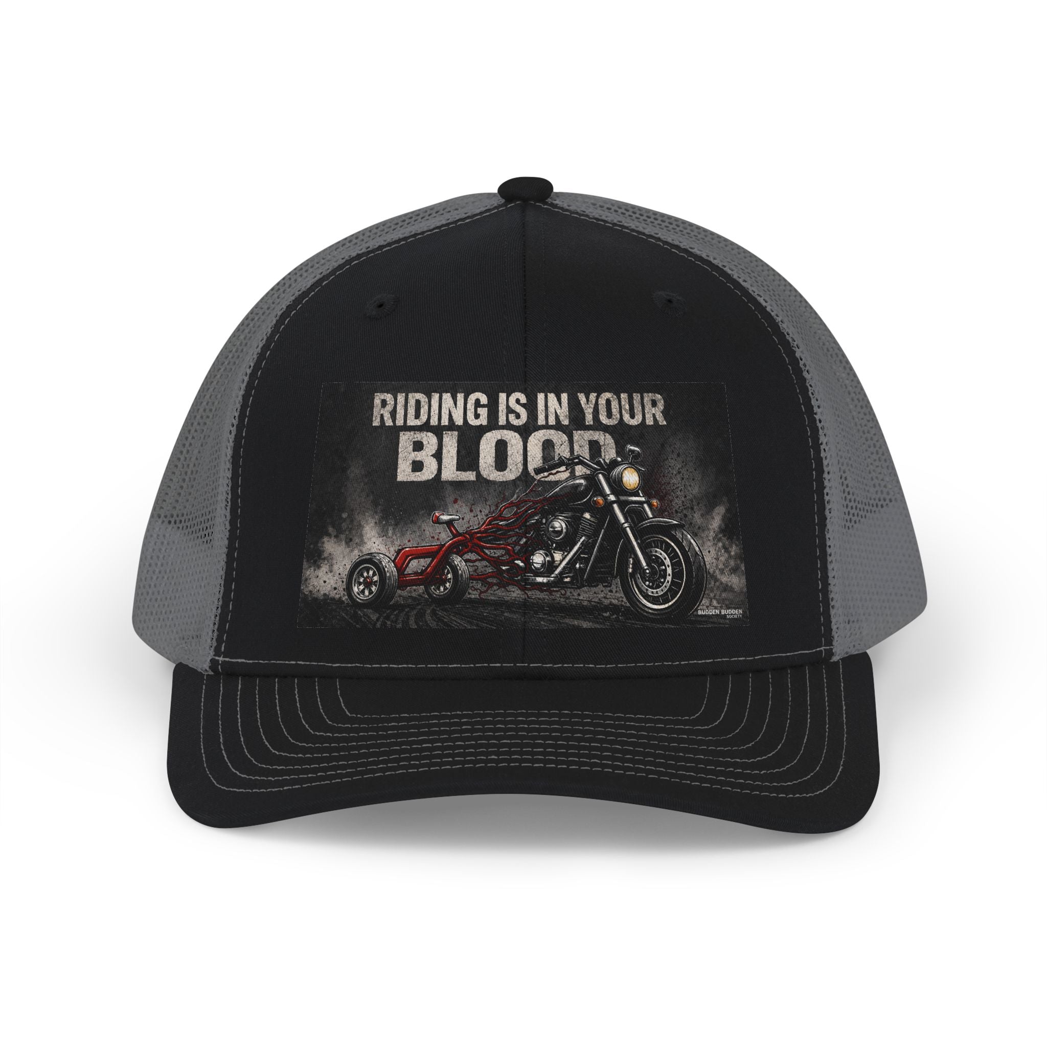 Riding Is In Your Blood Snapback Trucker Cap