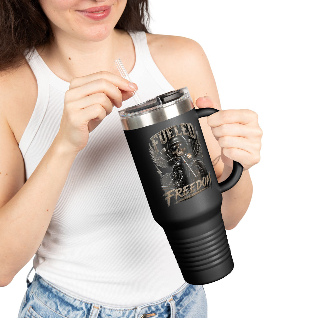 Fueled Freedom 40oz Insulated Travel Mug