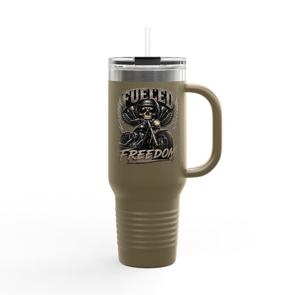 Fueled Freedom 40oz Insulated Travel Mug