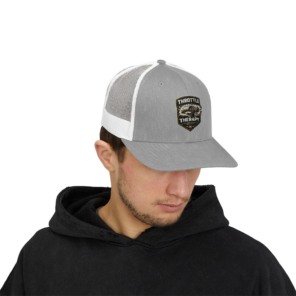 Trucker Cap — Throttle Therapy Embroidered Patch Snapback