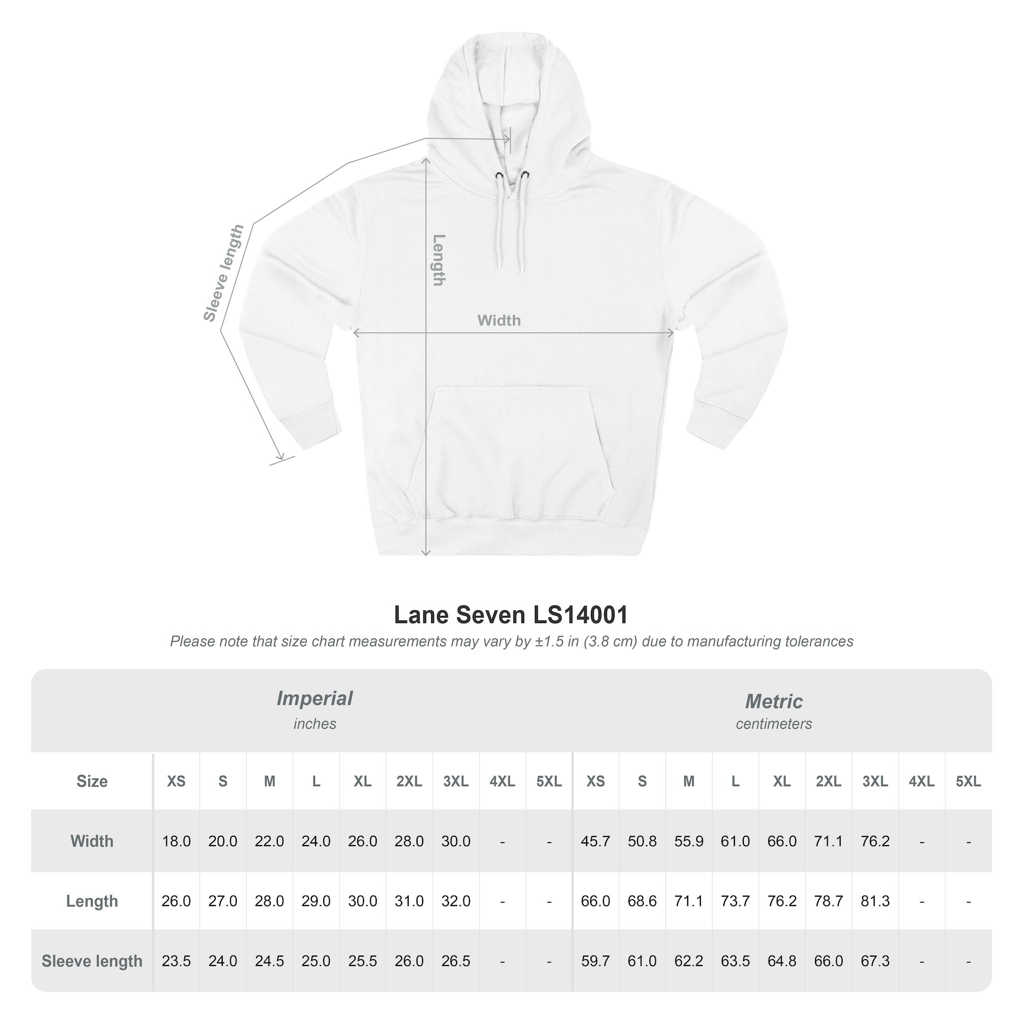 Three-Panel Fleece Hoodie — Biker Brotherhood Scenic Back Print ('When the Kickstand Goes Down')
